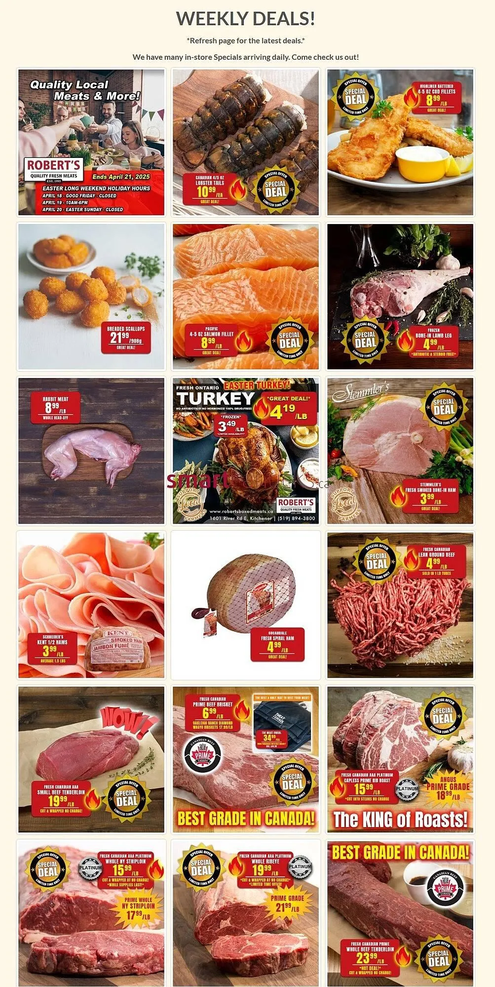 Roberts Fresh and Boxed Meats flyer - 1