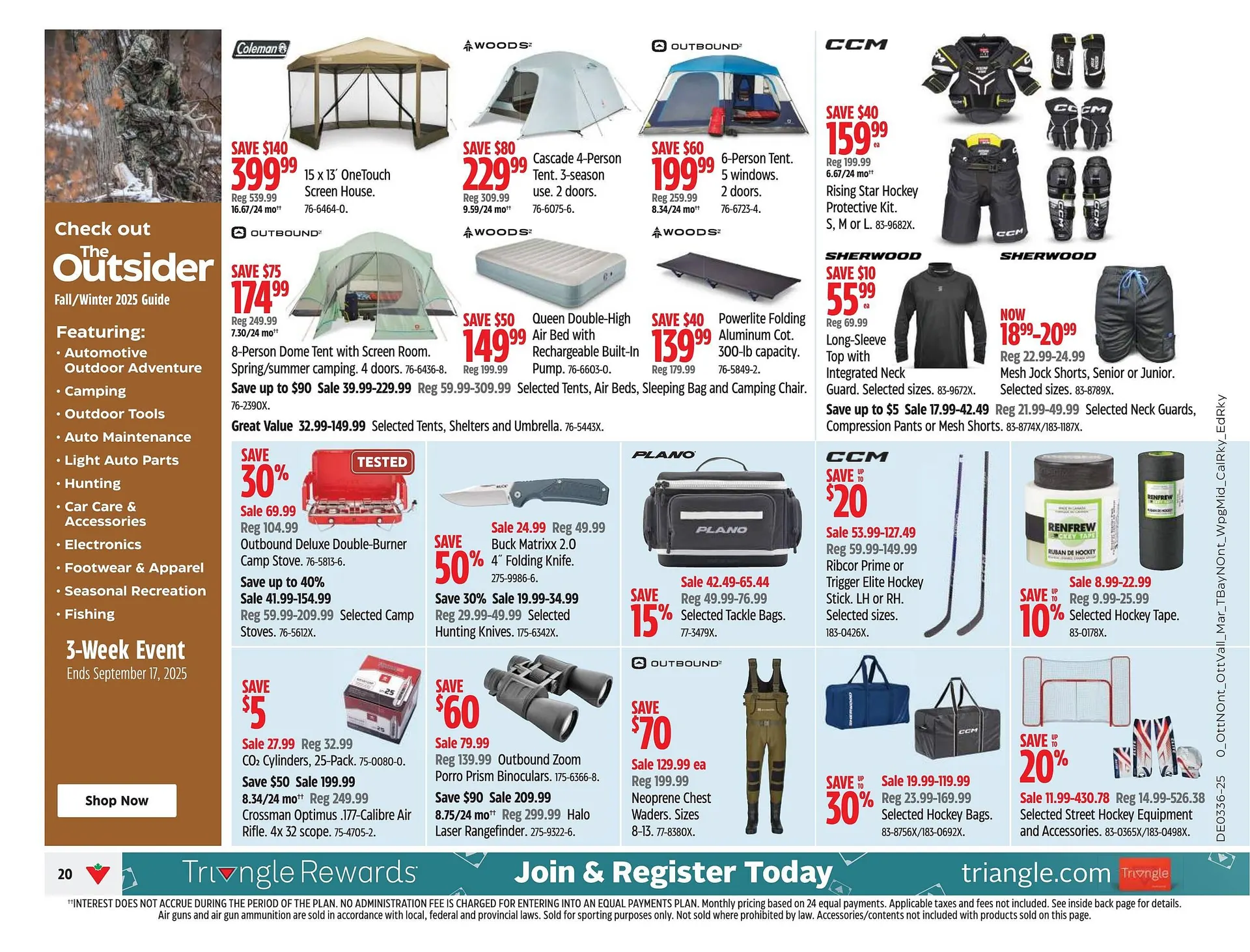 Canadian Tire flyer from August 28 to September 3 2025 - flyer page 20