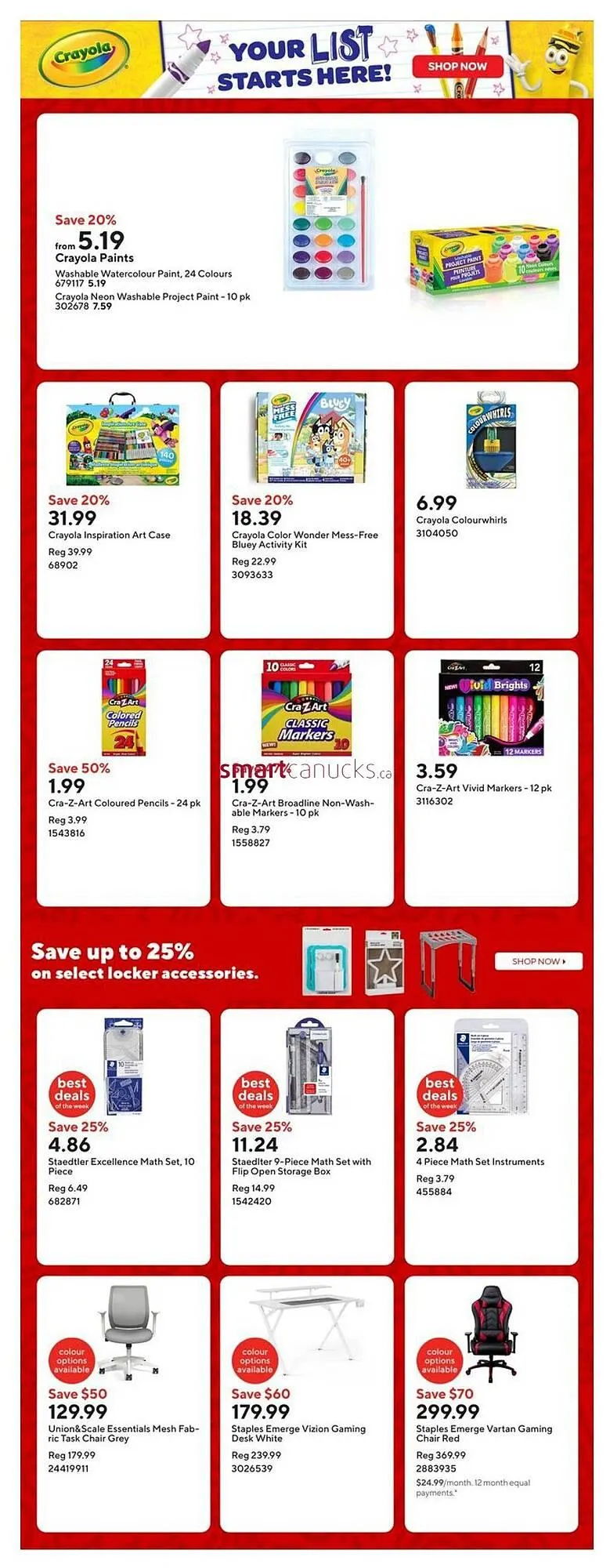 Staples flyer from August 29 to September 4 2025 - flyer page 15