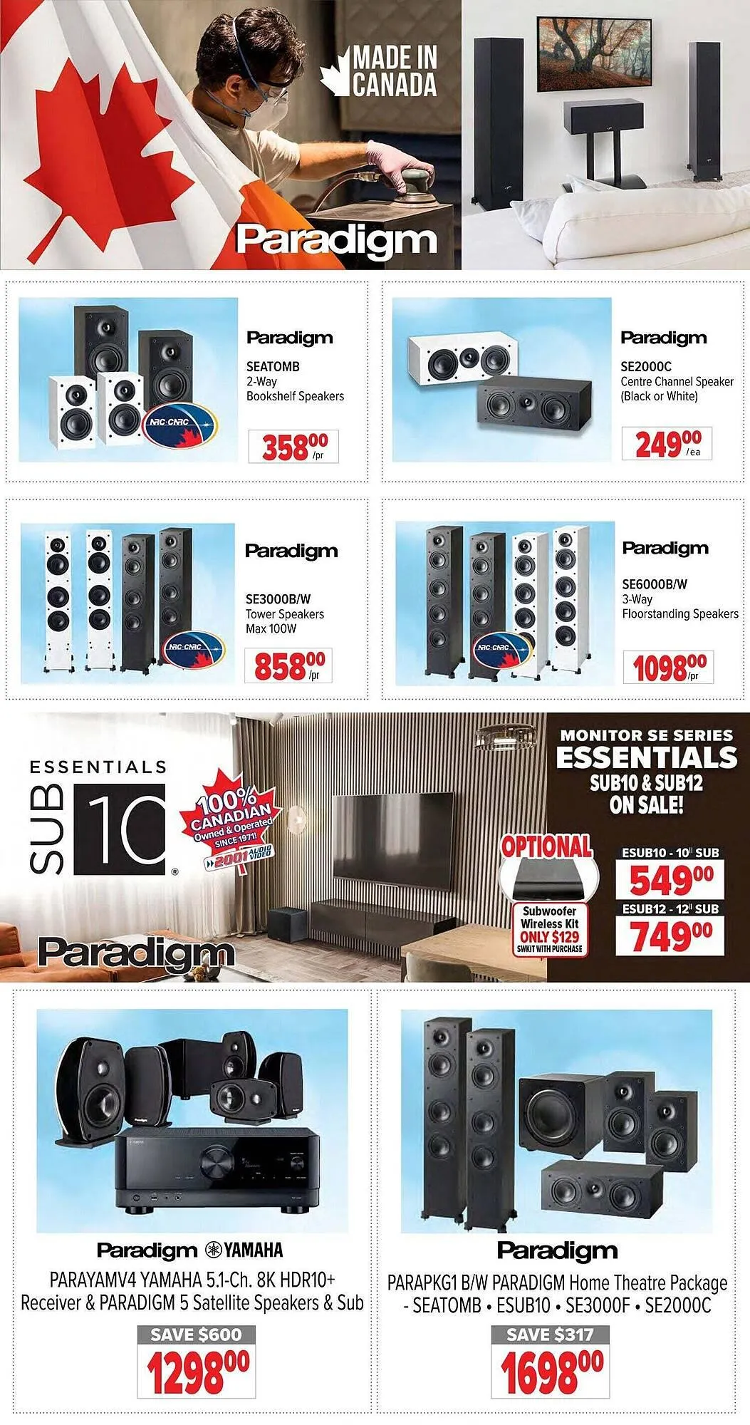 2001 Audio Video flyer from July 25 to August 1 2025 - flyer page 11