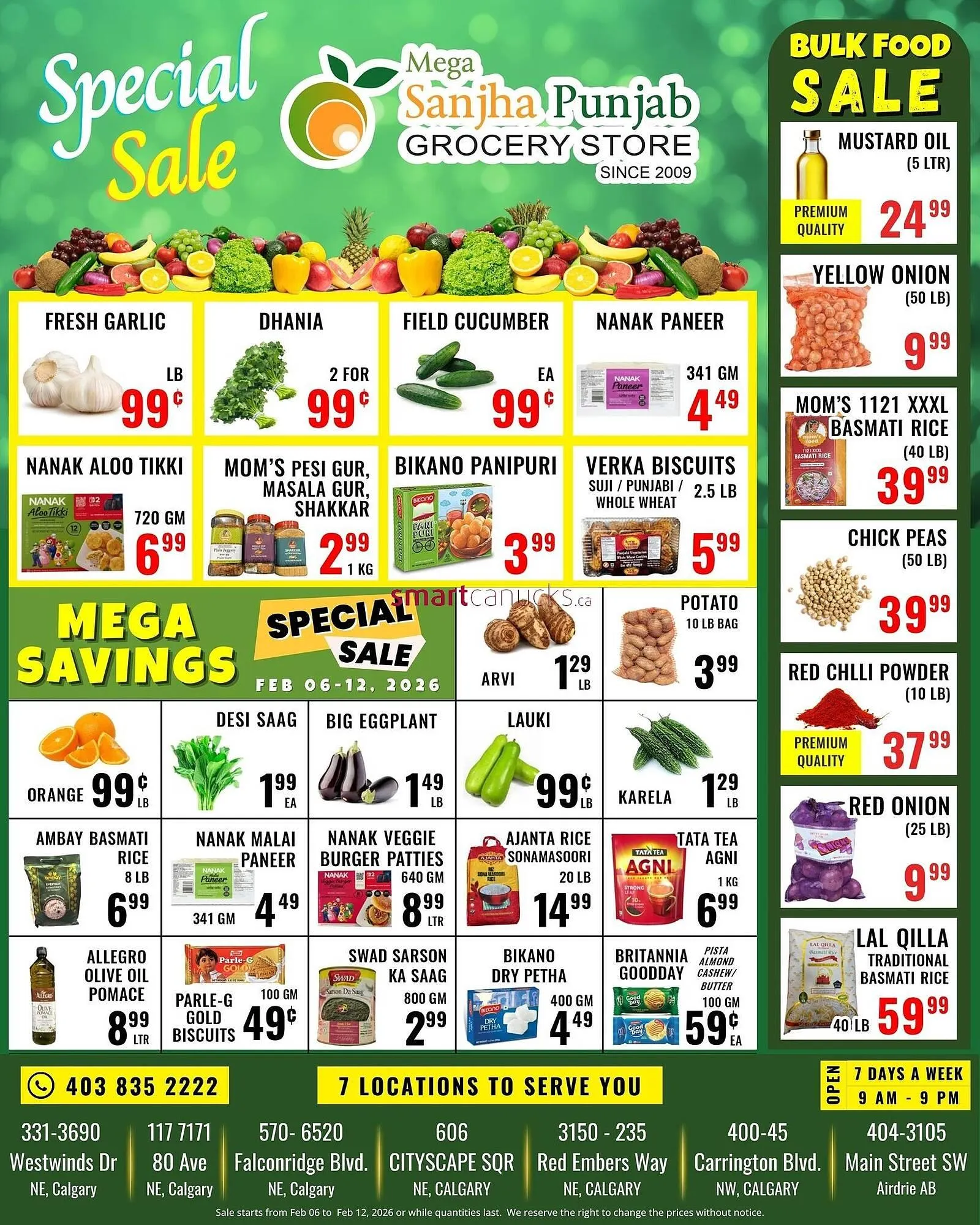 Mega Sanjha Punjab Grocery Store flyer - 1