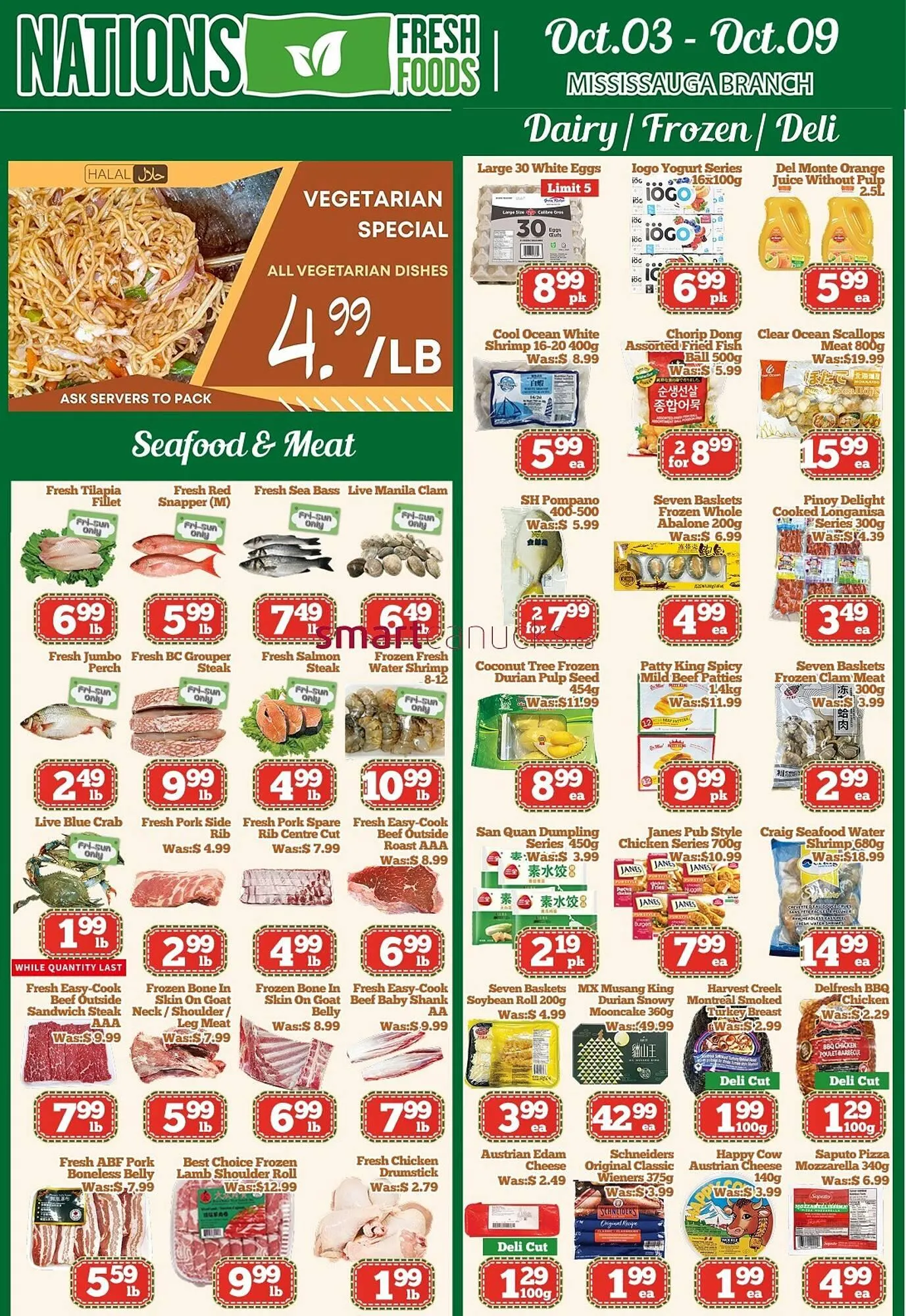 Nations Fresh Foods flyer from October 3 to October 9 2025 - flyer page 1