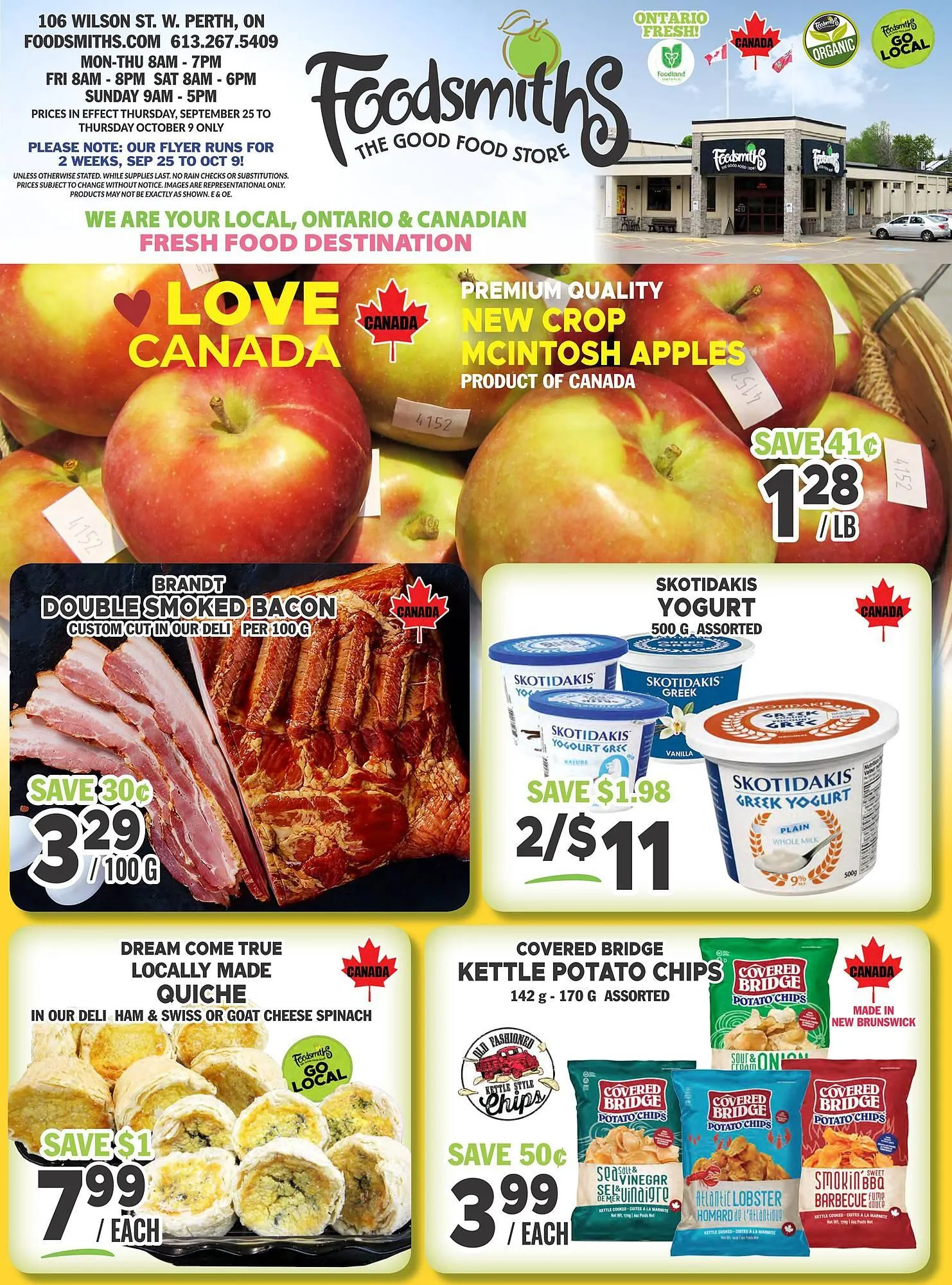Foodsmiths flyer from September 25 to October 1 2025 - flyer page 1