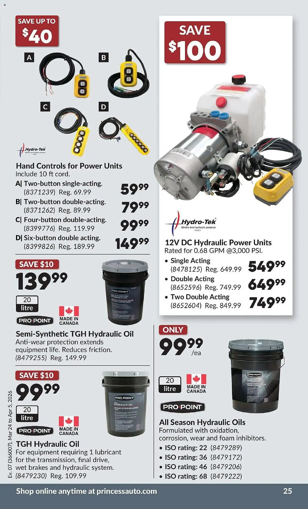 Princess Auto flyer from March 24 to April 6 2026 - flyer page 33