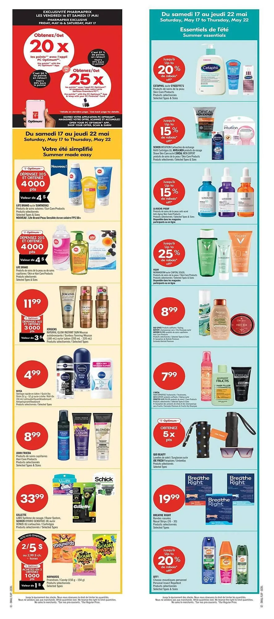 Pharmaprix flyer from May 19 to May 21 2025 - flyer page 22