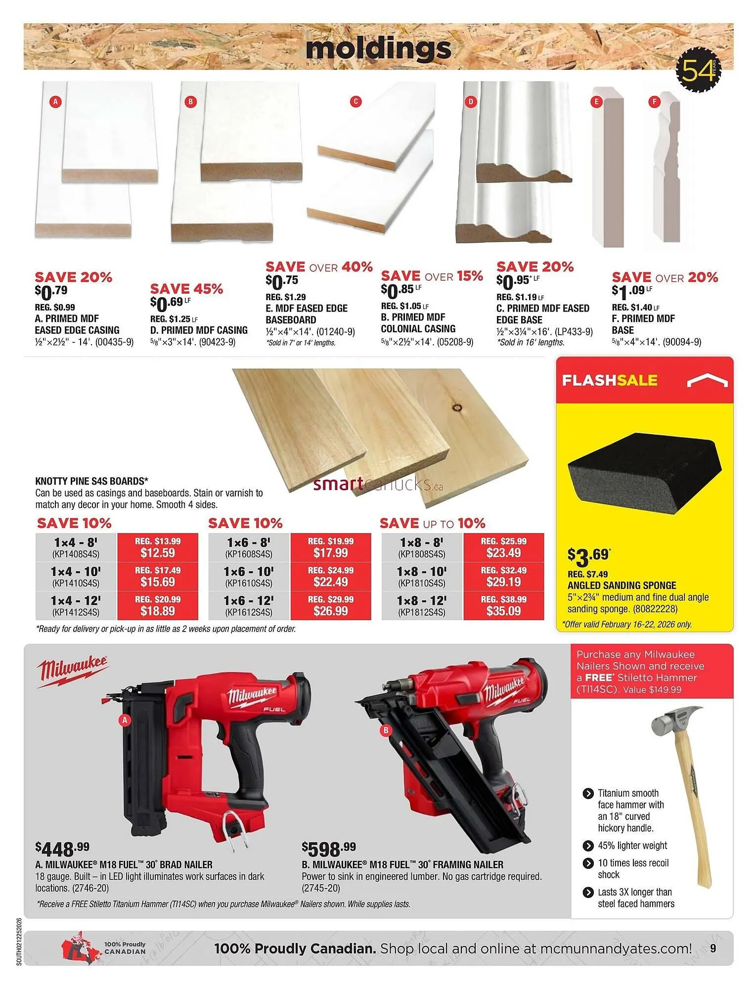 McMunn & Yates Building Supplies flyer from February 12 to February 25 2026 - flyer page 9