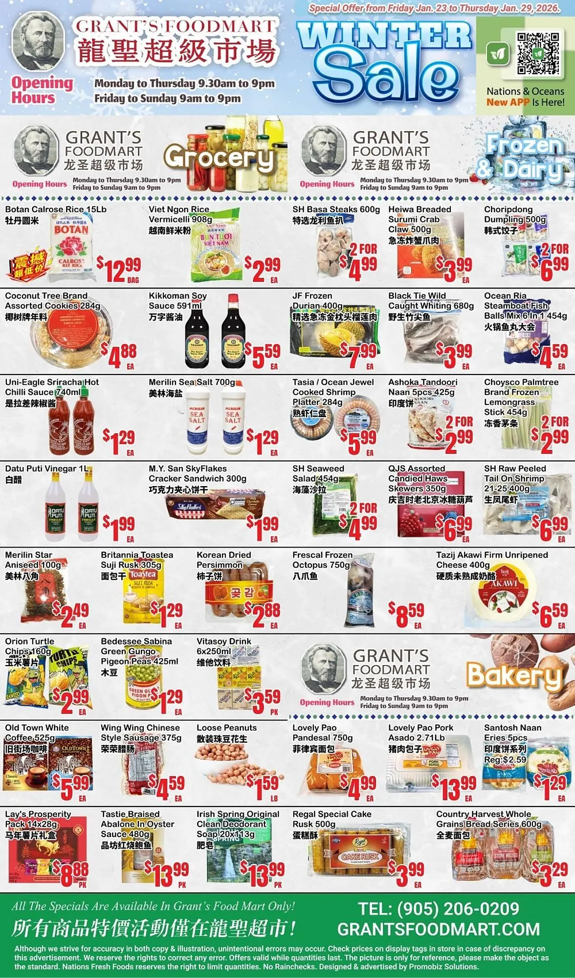 Grants Foodmart flyer - 1