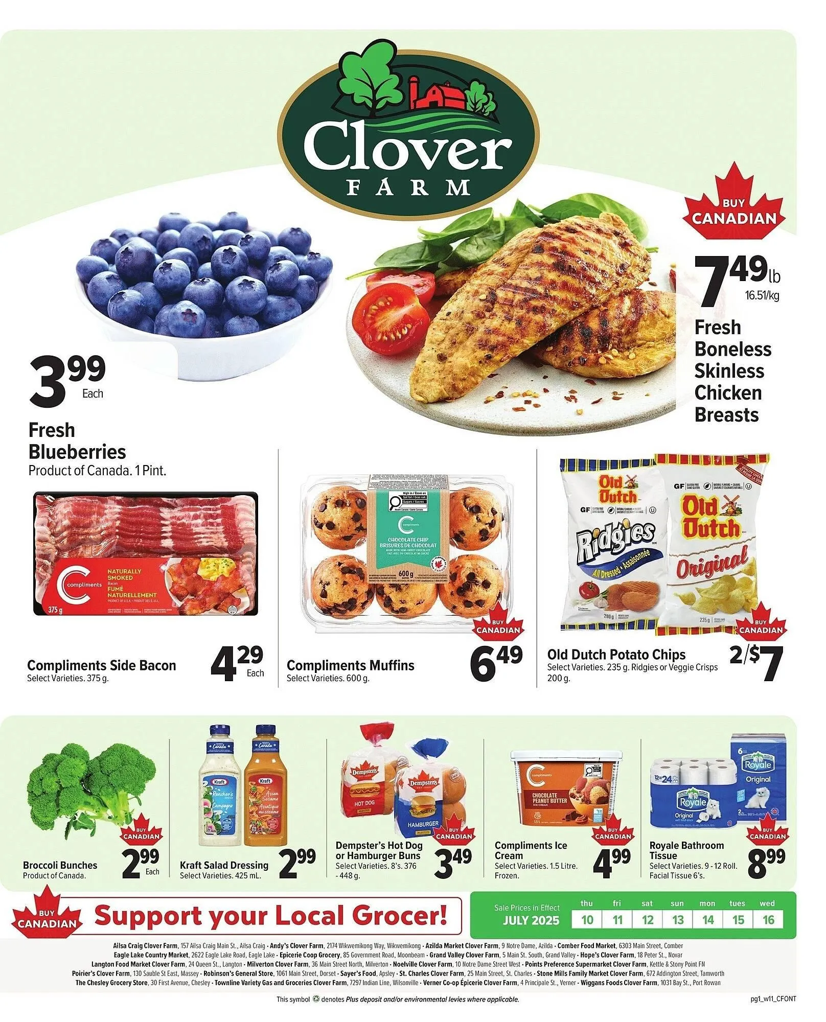 Clover Farm flyer - 1