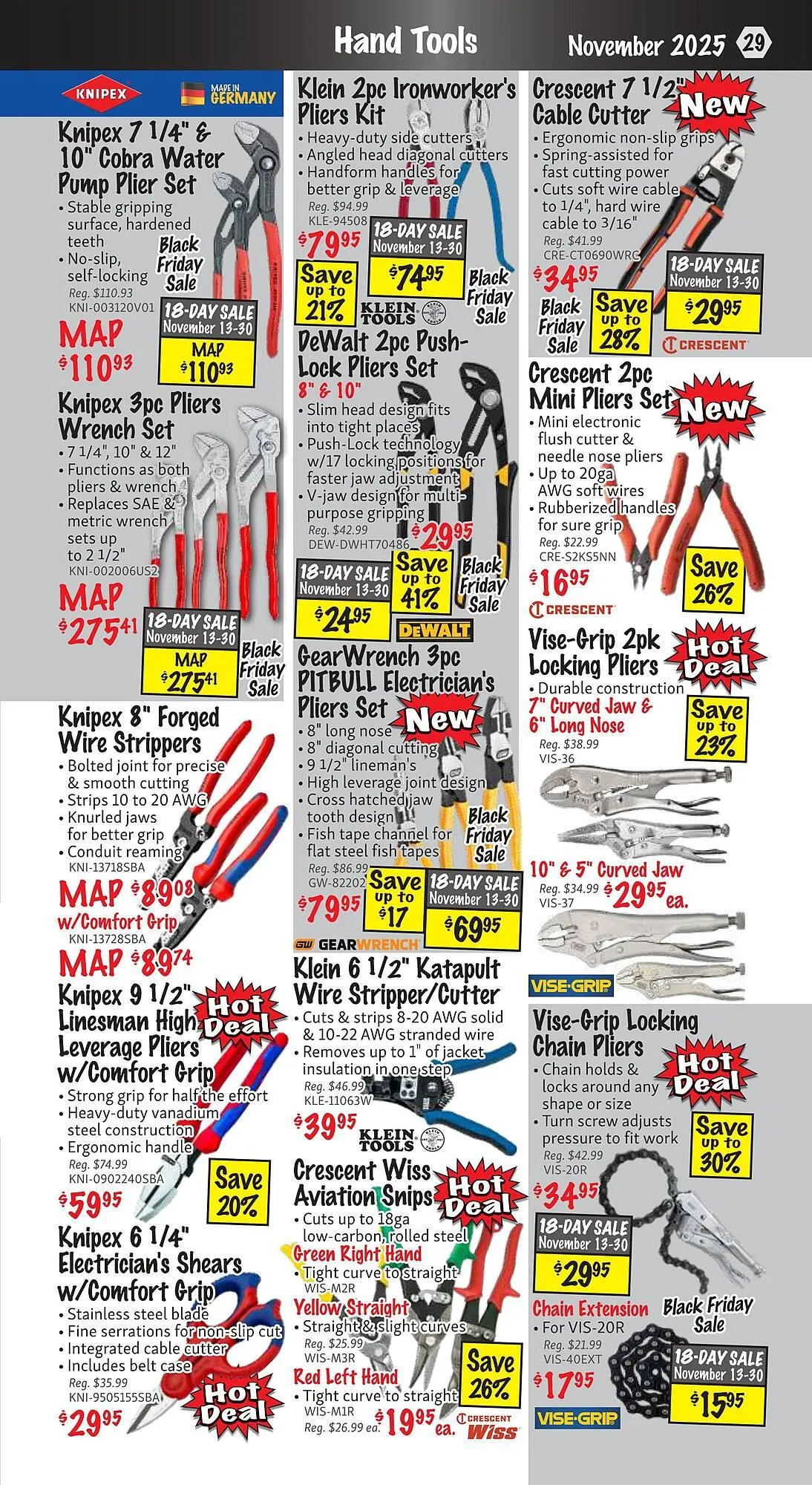 KMS Tools flyer from November 1 to November 30 2025 - flyer page 29