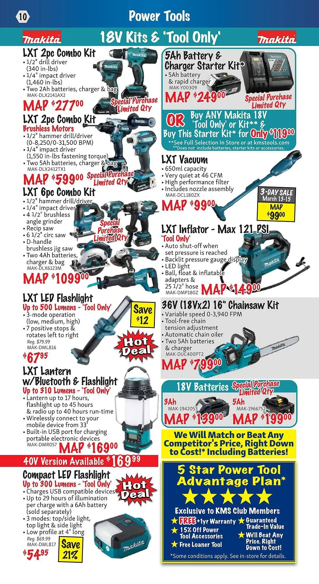 KMS Tools flyer from March 1 to March 31 2025 - flyer page 10