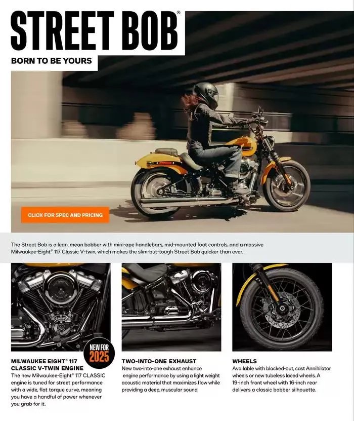 Harley Davidson 2025 Brochure from February 6 to February 6 2026 - flyer page 34