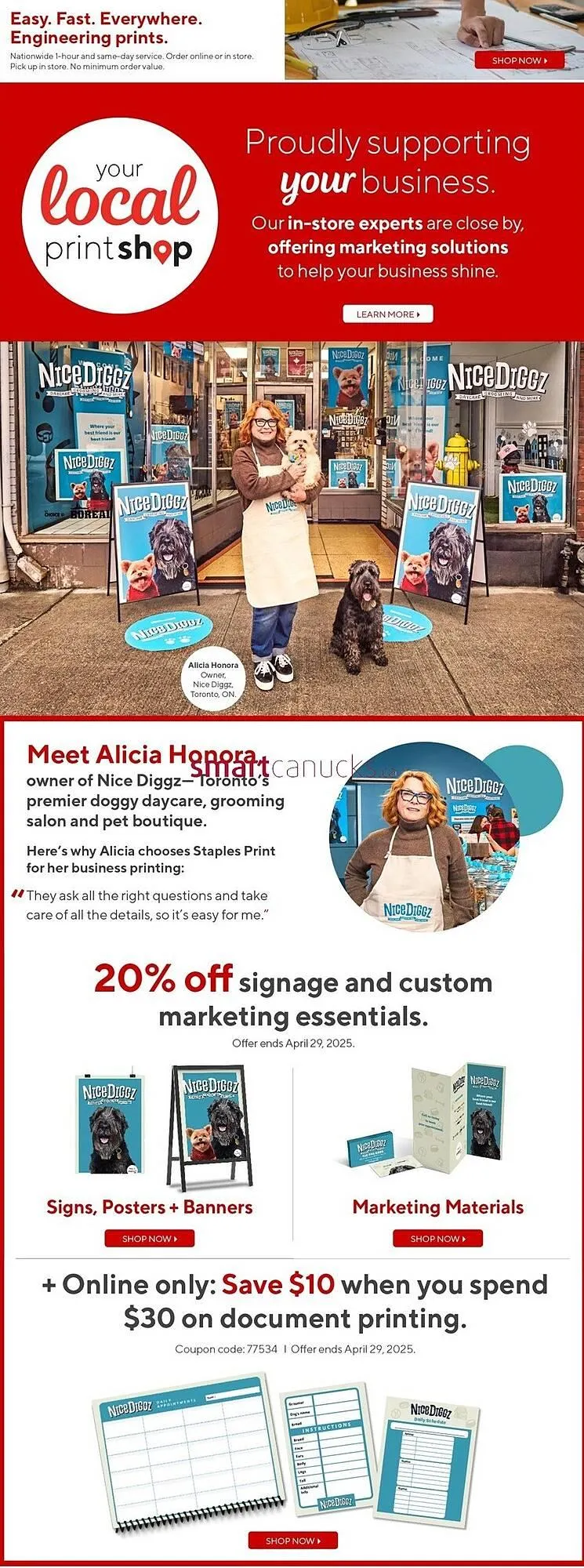 Staples flyer from April 24 to May 4 2025 - flyer page 14