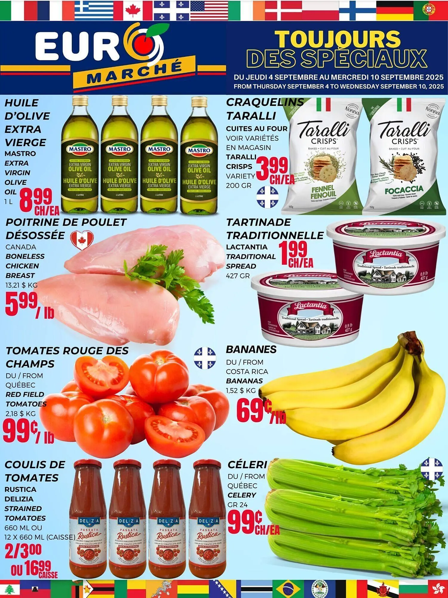 Euromarché flyer from September 4 to September 8 2025 - flyer page 1
