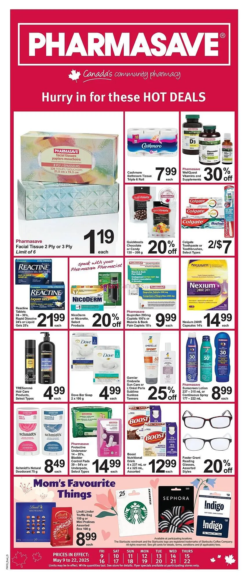 Pharmasave flyer from May 9 to May 15 2025 - flyer page 1