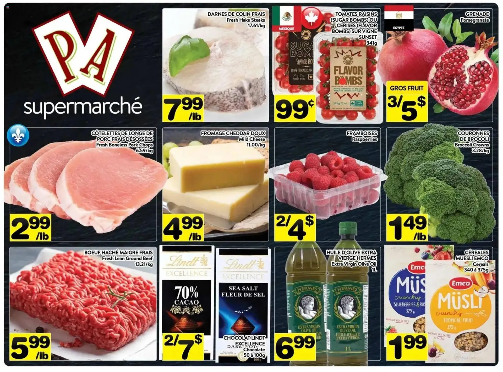 Supermarché PA flyer from November 24 to December 1 2025 - flyer page 1