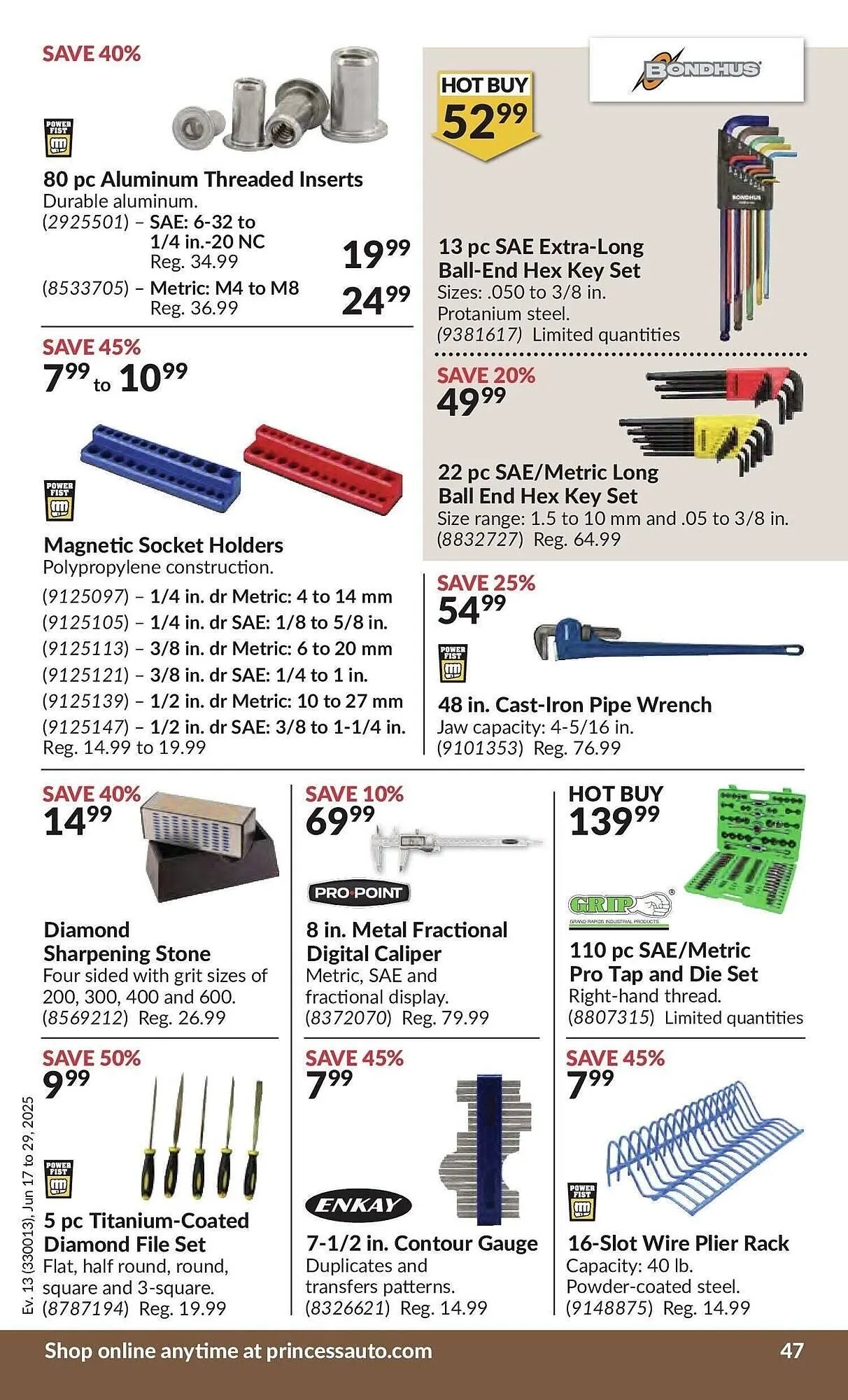 Princess Auto flyer from June 16 to June 23 2025 - flyer page 50