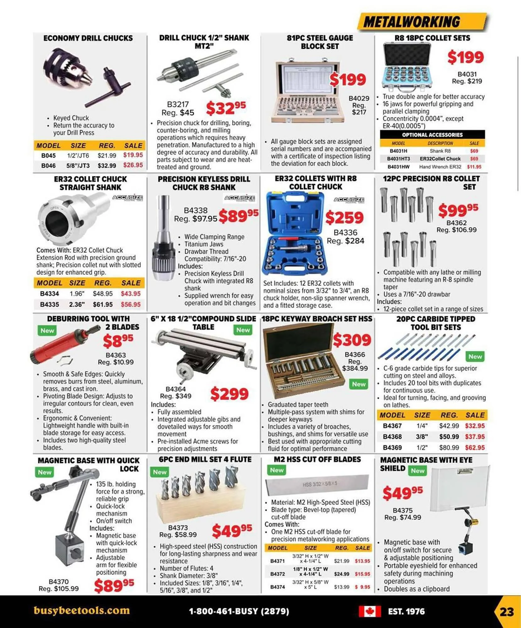 Busy Bee Tools flyer from September 9 to October 18 2025 - flyer page 23