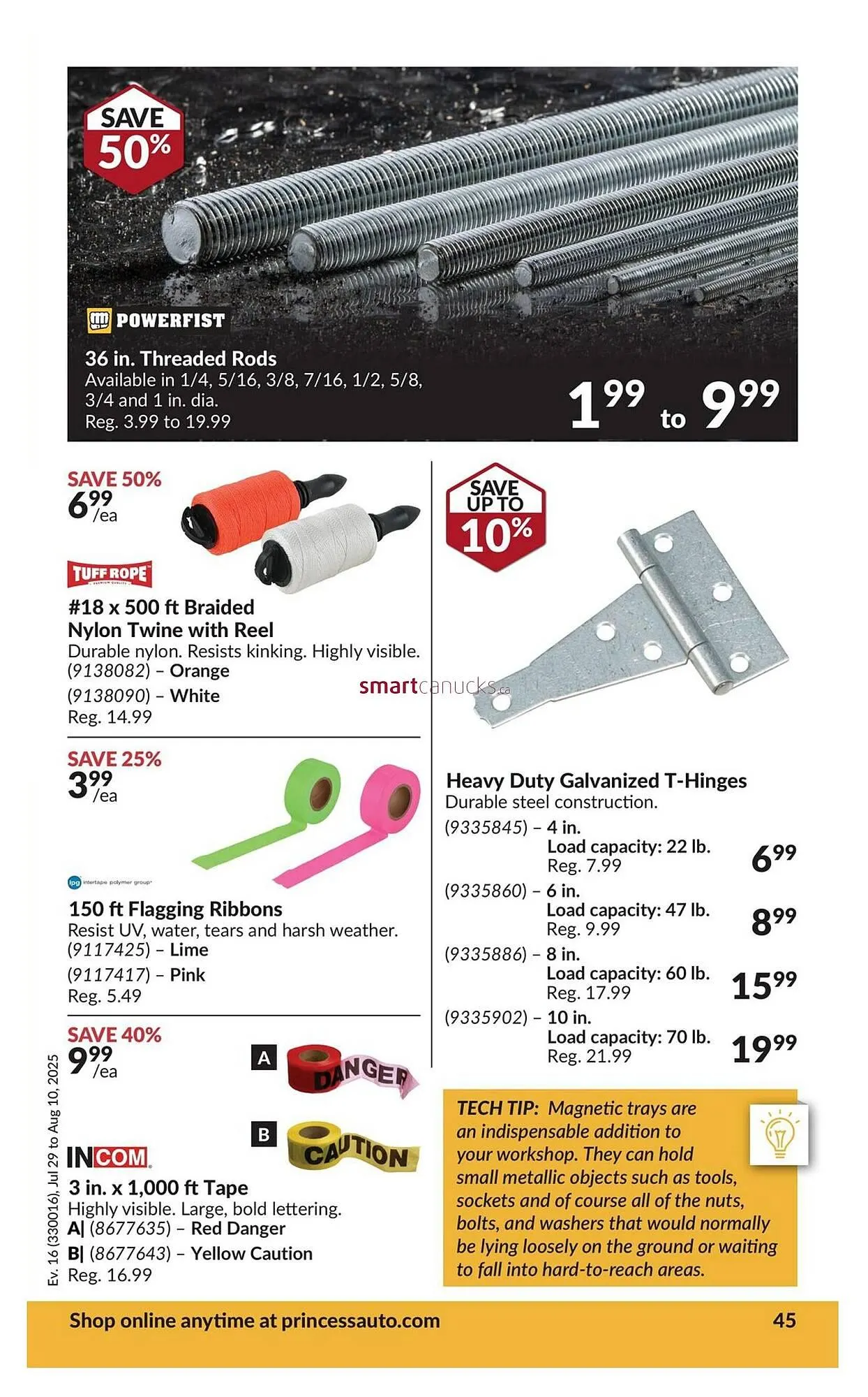 Princess Auto flyer from July 24 to July 30 2025 - flyer page 51
