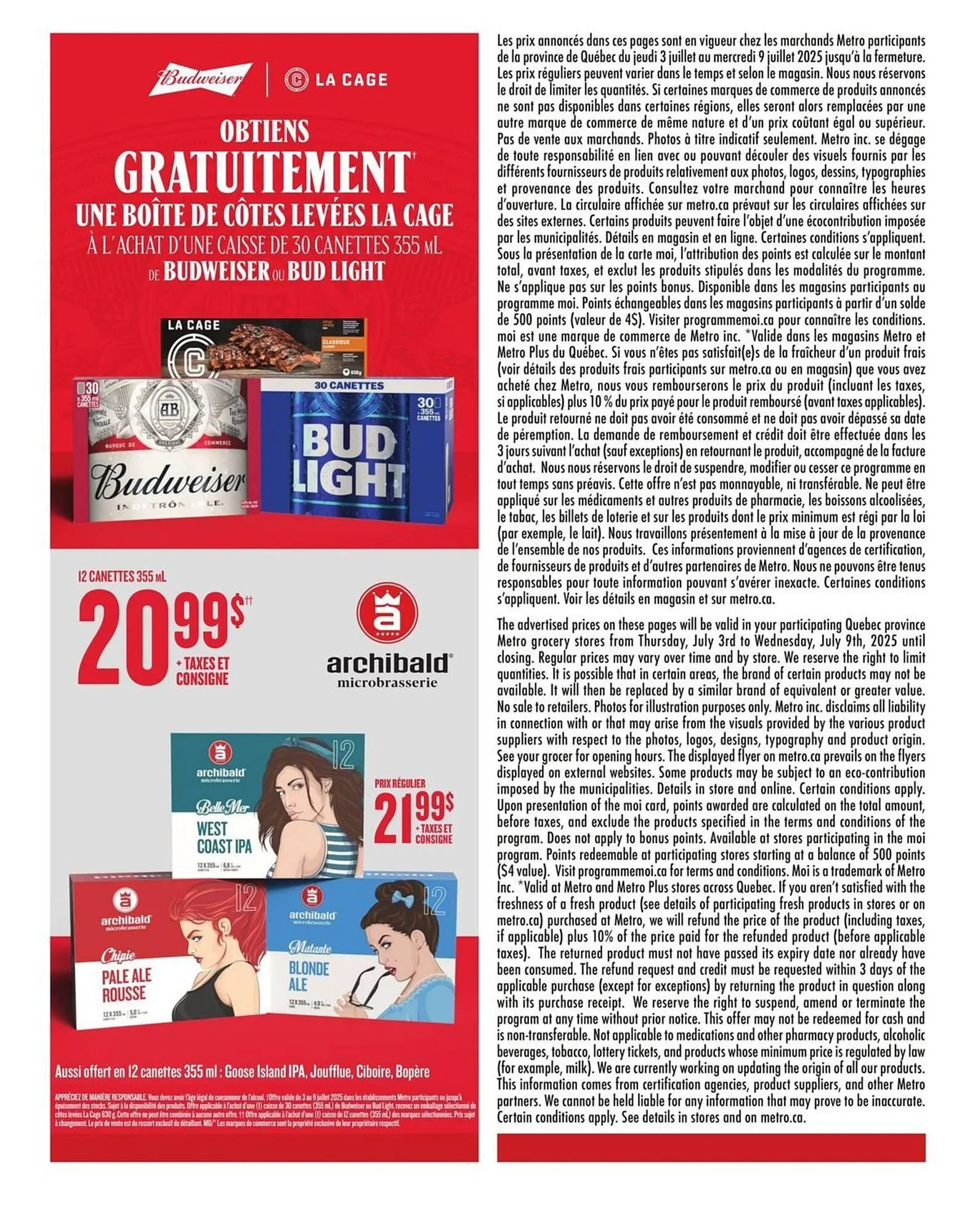 Metro flyer from July 3 to July 9 2025 - flyer page 34