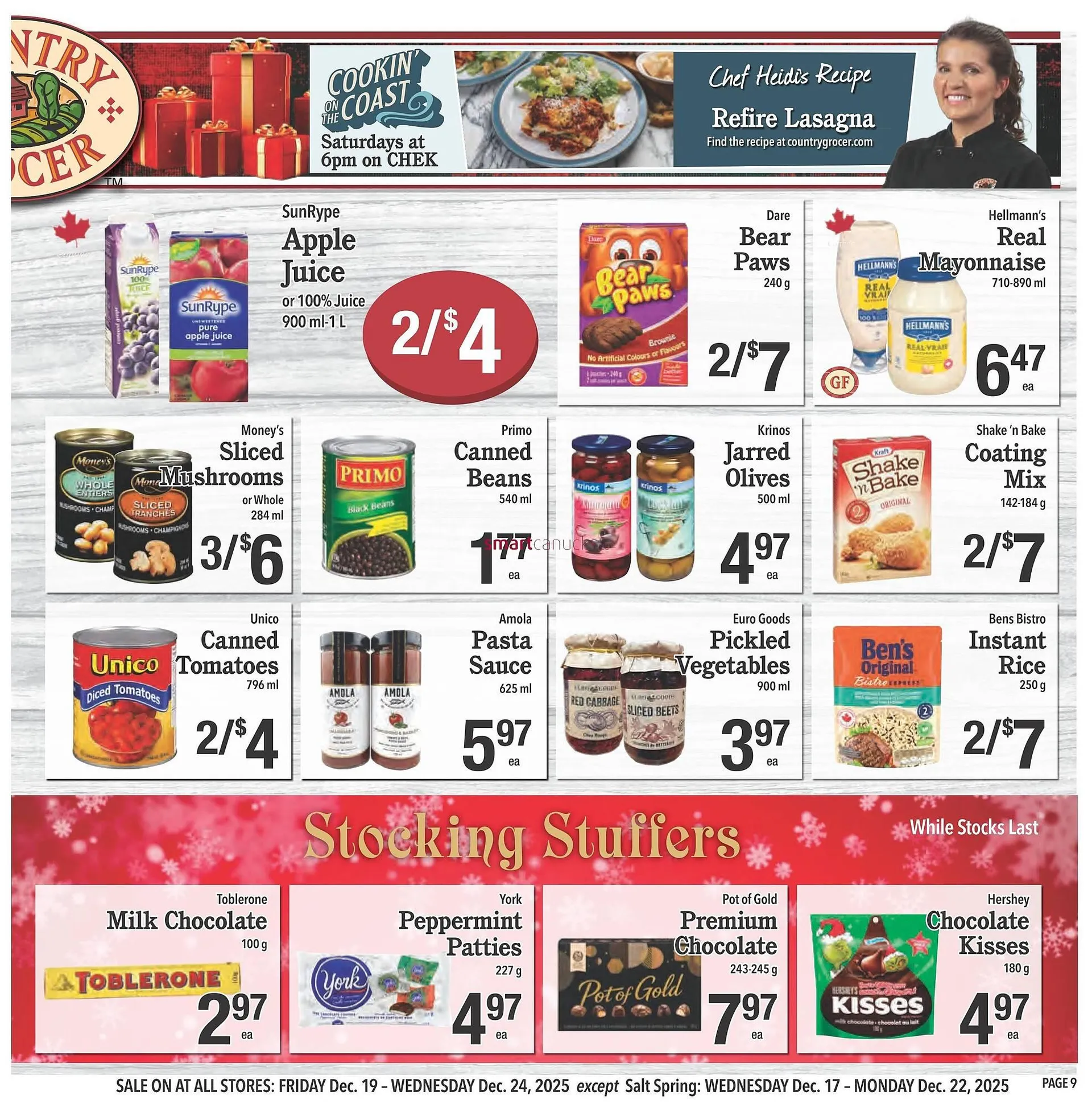 Country Grocer flyer from December 19 to December 25 2025 - flyer page 9