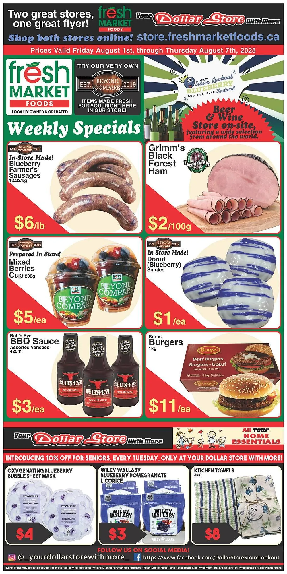 Fresh Market Foods flyer - 1