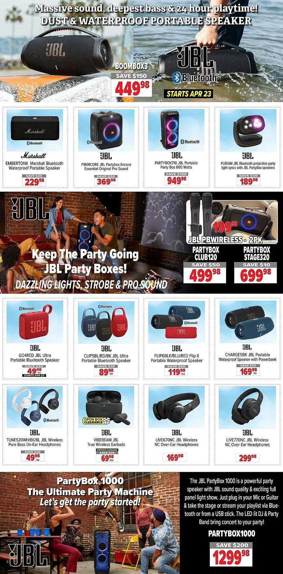 2001 Audio Video flyer from April 18 to May 1 2025 - flyer page 6