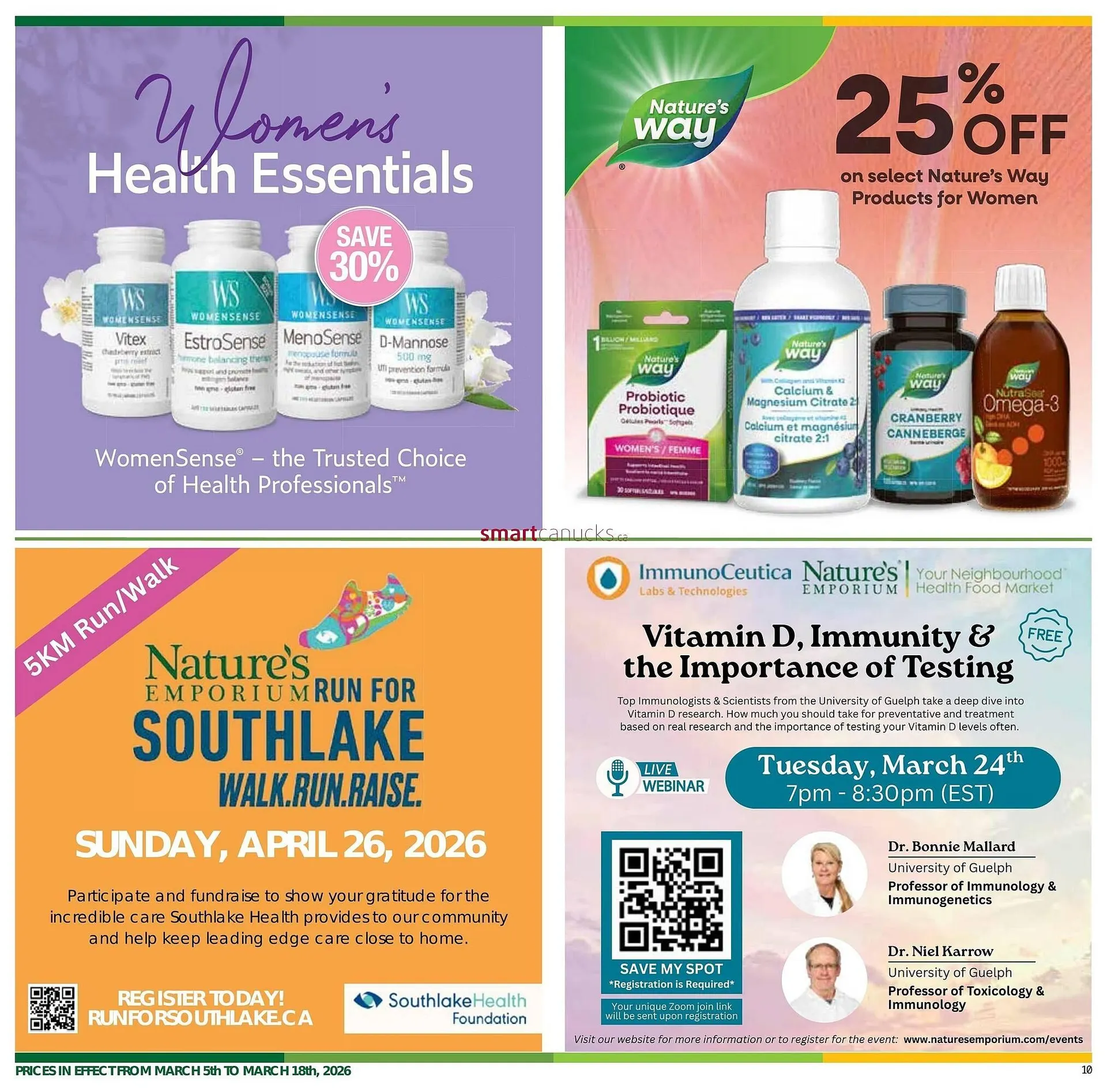 Nature's Emporium flyer from March 5 to March 18 2026 - flyer page 10