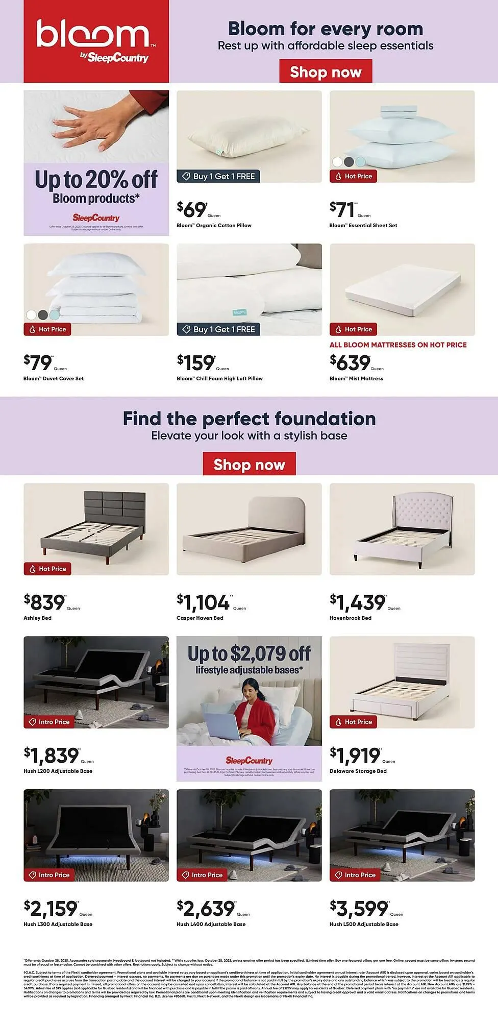 Sleep Country flyer from September 18 to September 24 2025 - flyer page 4