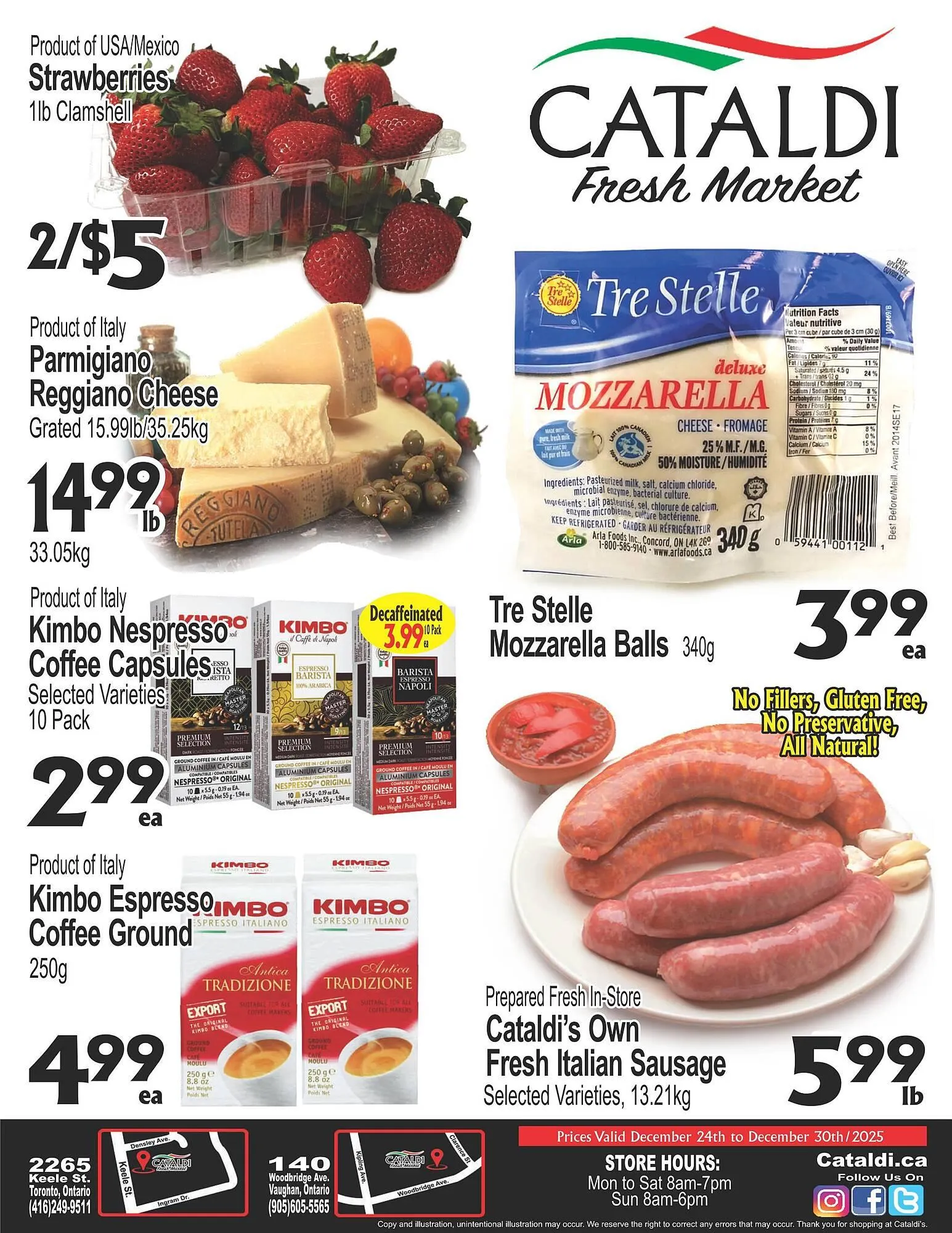 Cataldi Fresh Market flyer from December 24 to December 30 2025 - flyer page 1