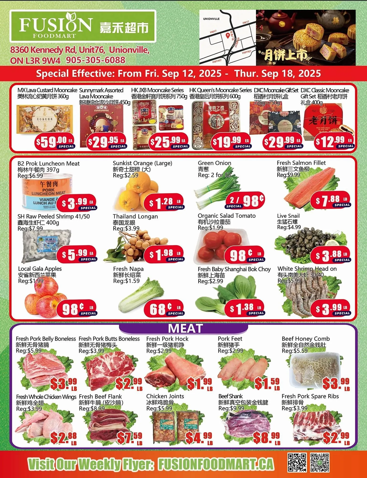 Fusion Supermarket flyer from September 12 to September 18 2025 - flyer page 1