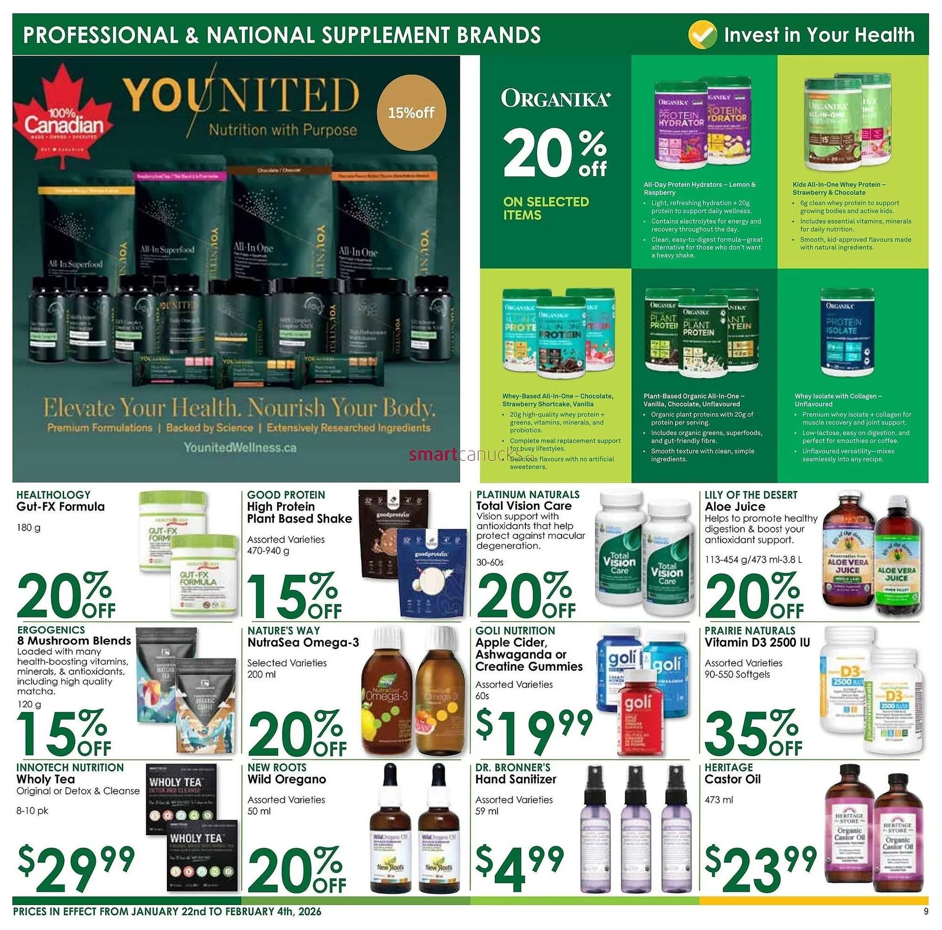 Nature's Emporium flyer from January 22 to February 4 2026 - flyer page 9
