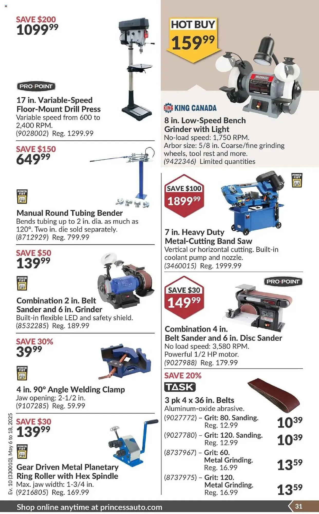 Princess Auto flyer from May 6 to May 18 2025 - flyer page 36