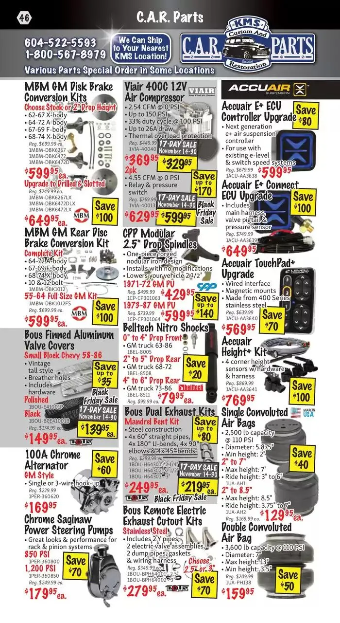 KMS Tools November 2024 Black Friday Sale from November 1 to November 15 2024 - flyer page 46