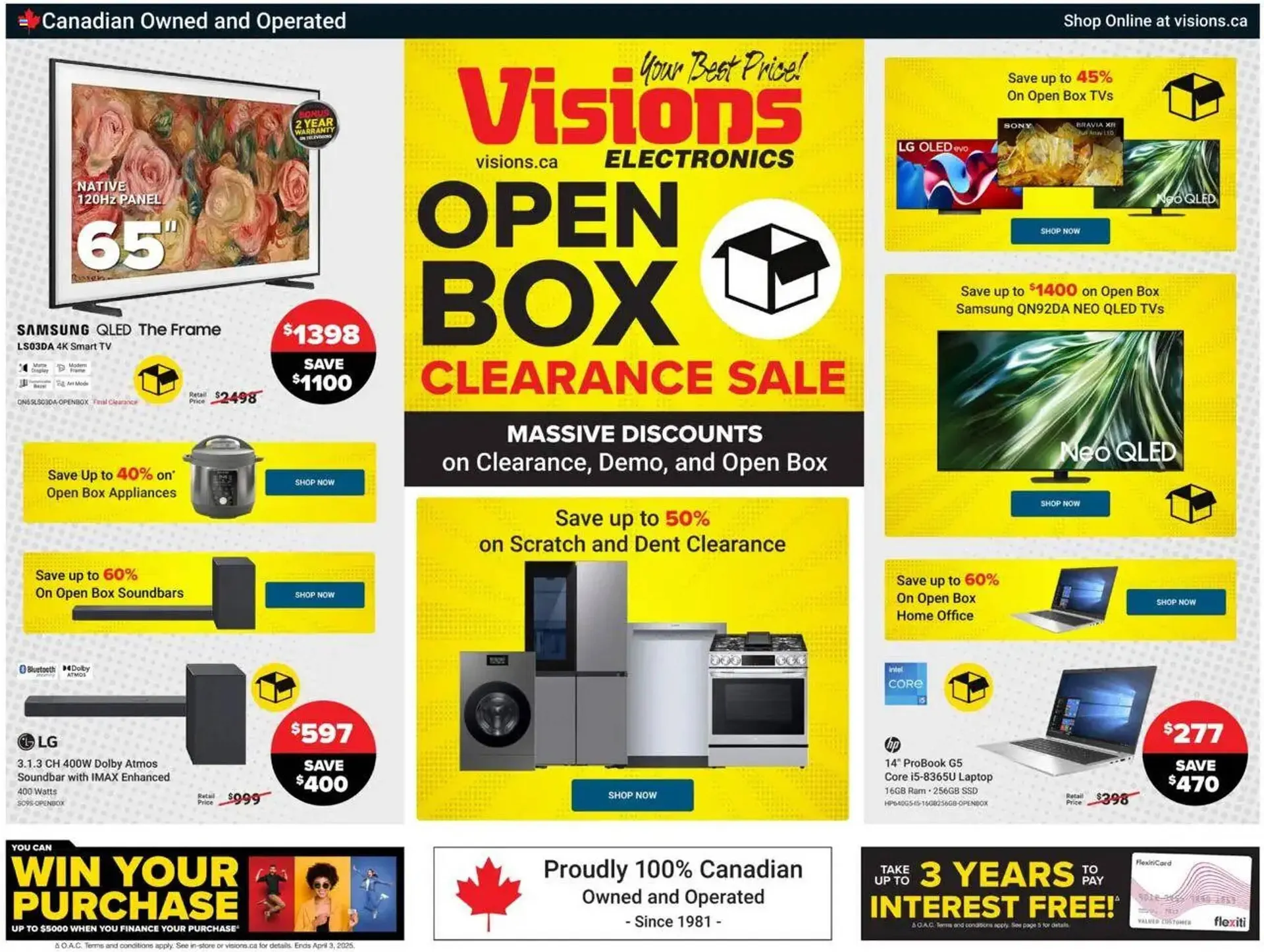 Visions Electronics flyer - 1