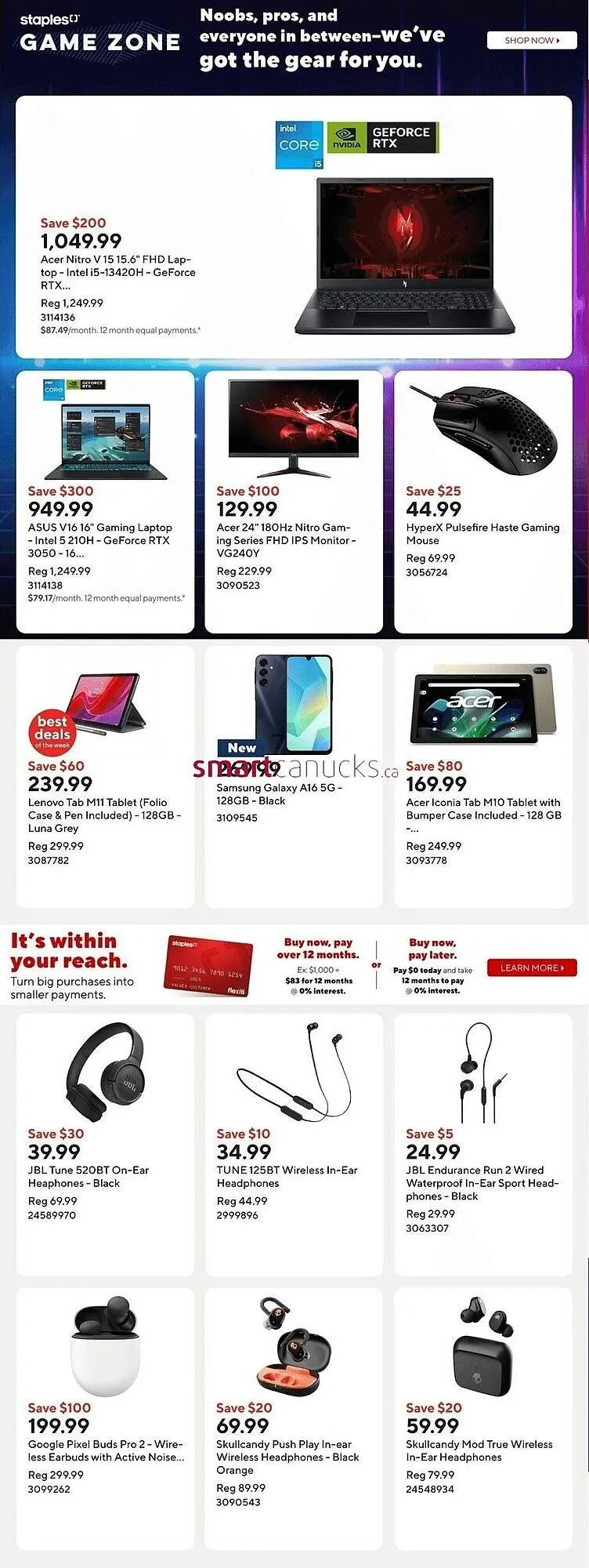 Staples flyer from July 4 to July 10 2025 - flyer page 6