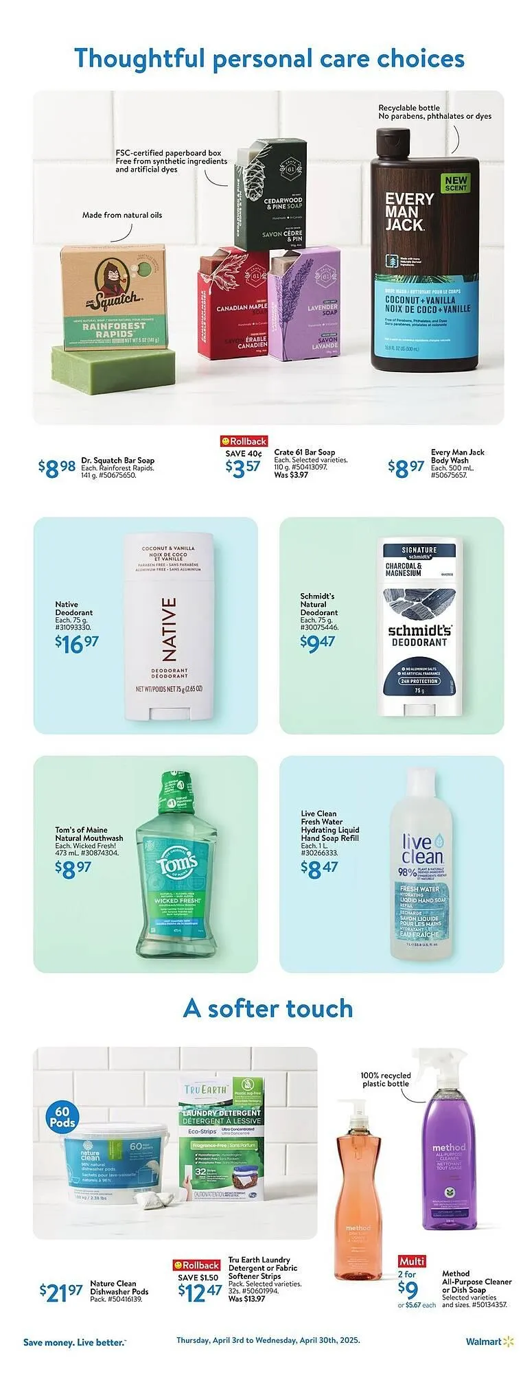 Walmart flyer from April 10 to April 16 2025 - flyer page 23