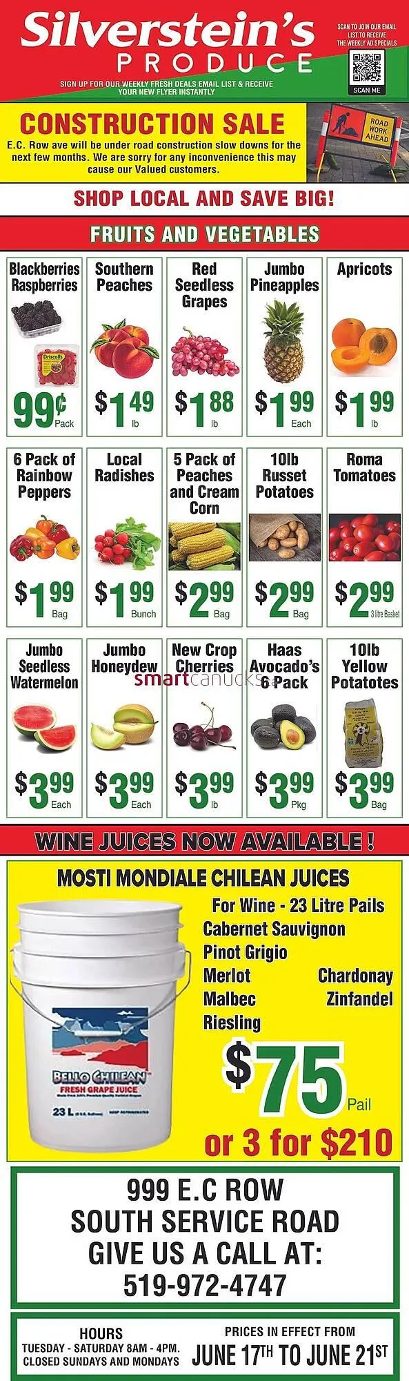 Silversteins Produce flyer - 1