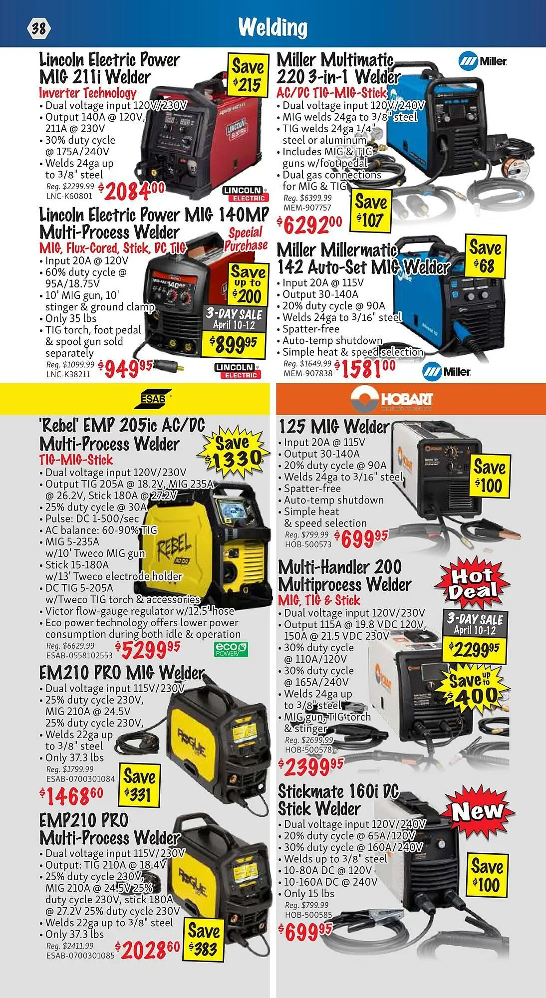 KMS Tools flyer from April 1 to April 30 2025 - flyer page 38