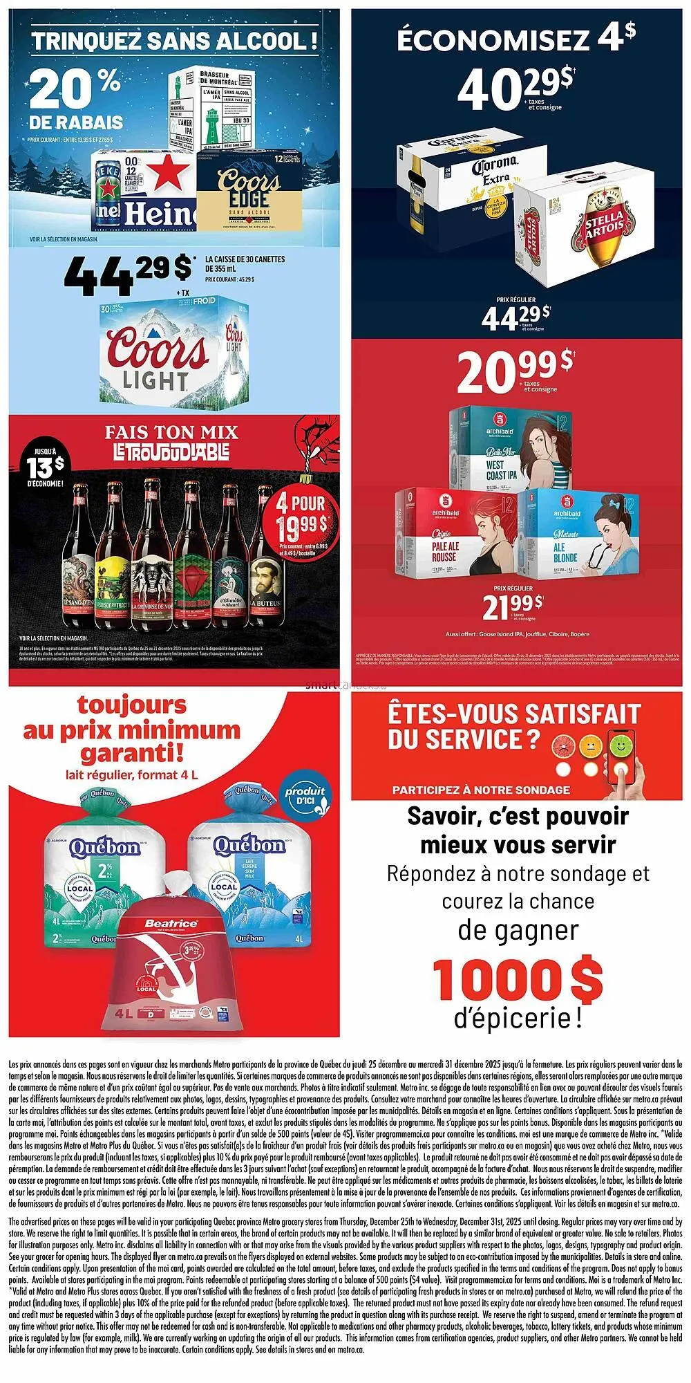 Metro flyer from December 25 to December 31 2025 - flyer page 20