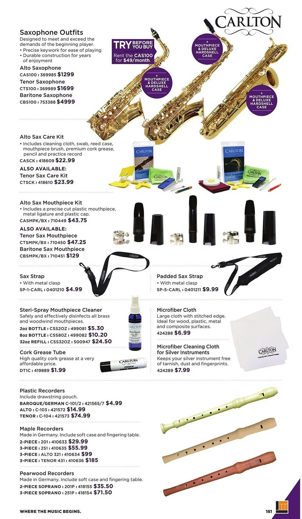 Long & McQuade flyer from October 9 to October 31 2025 - flyer page 181