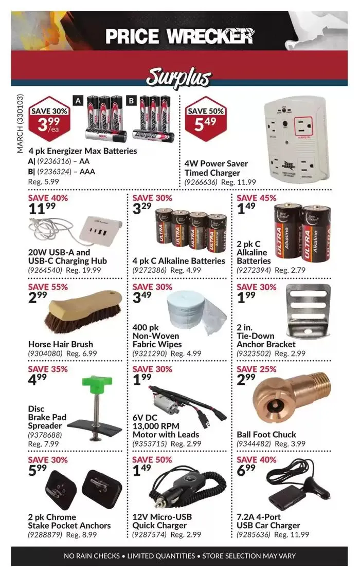Price Wrecker from March 1 to March 31 2025 - flyer page 4