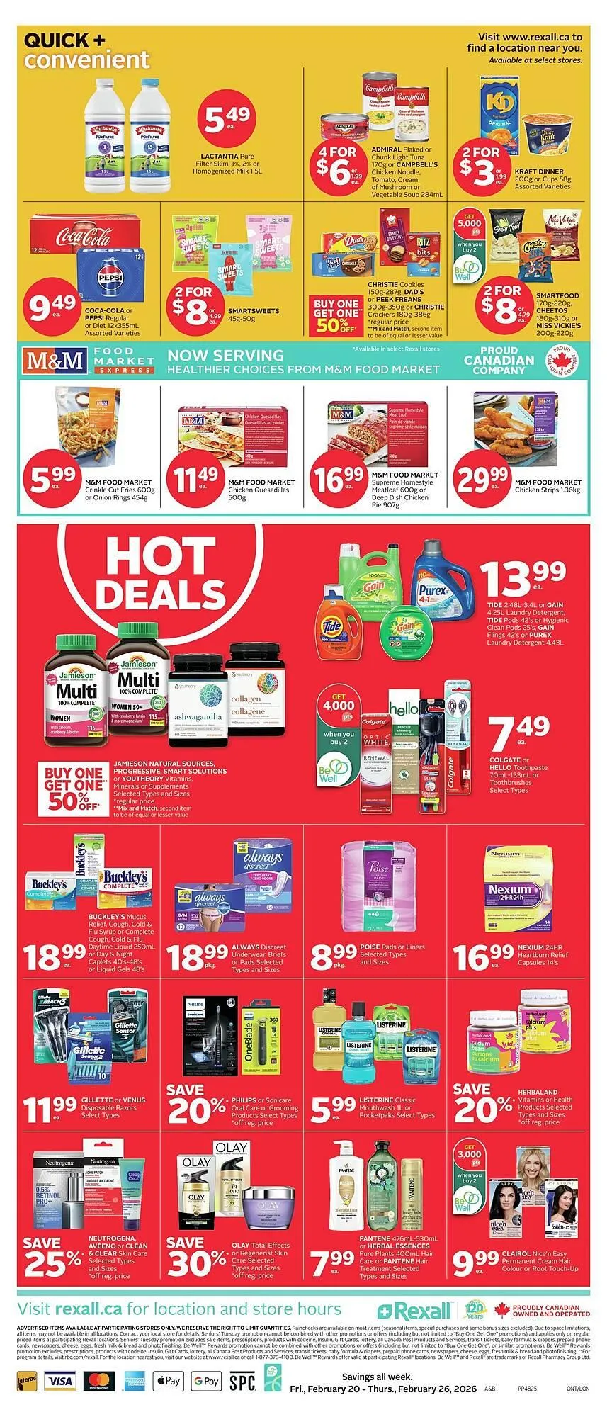 Rexall flyer from February 20 to February 27 2026 - flyer page 2