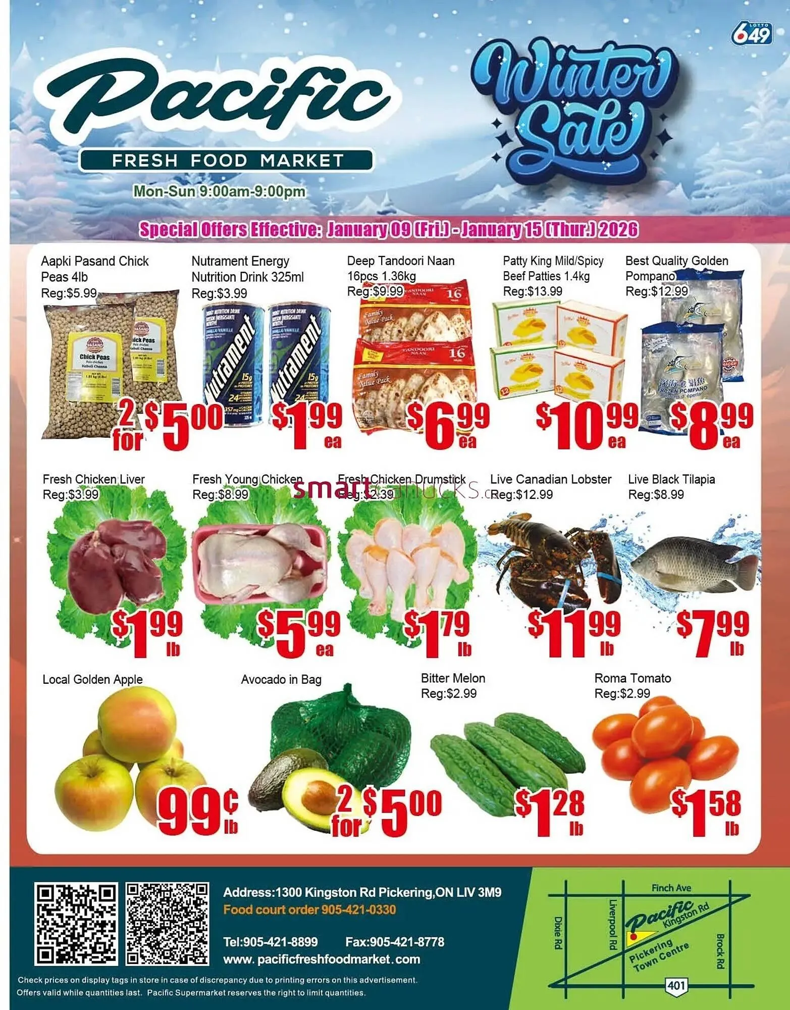 New Pacific Supermarket flyer from January 9 to January 15 2026 - flyer page 1