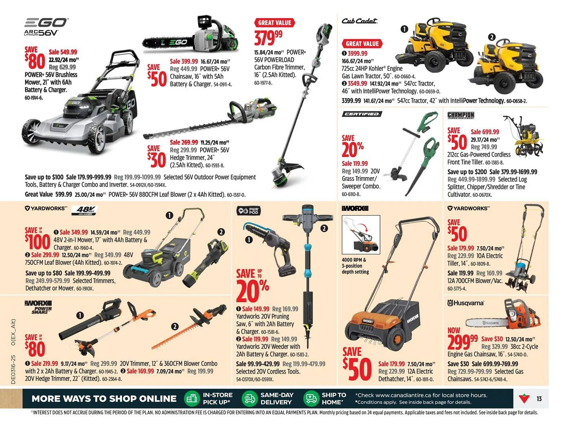 Canadian Tire flyer from April 10 to April 16 2025 - flyer page 13