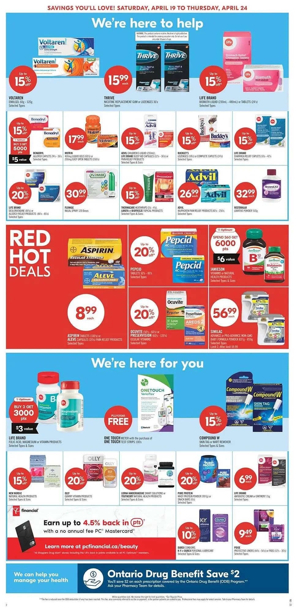 Shoppers Drug Mart flyer from April 19 to April 25 2025 - flyer page 7