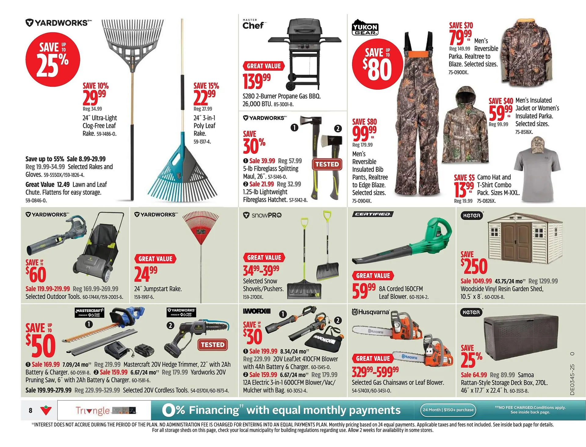 Canadian Tire flyer from October 30 to December 5 2025 - flyer page 8