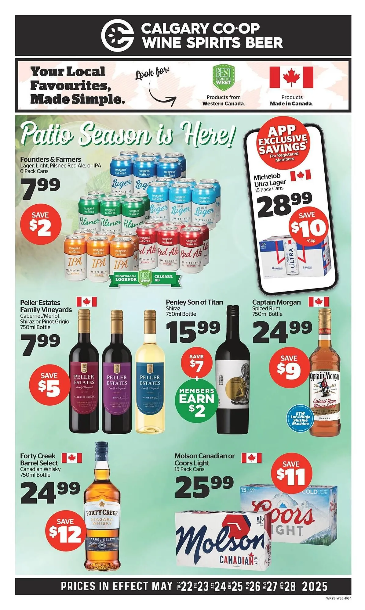 Calgary Co-op flyer from May 22 to June 11 2025 - flyer page 1