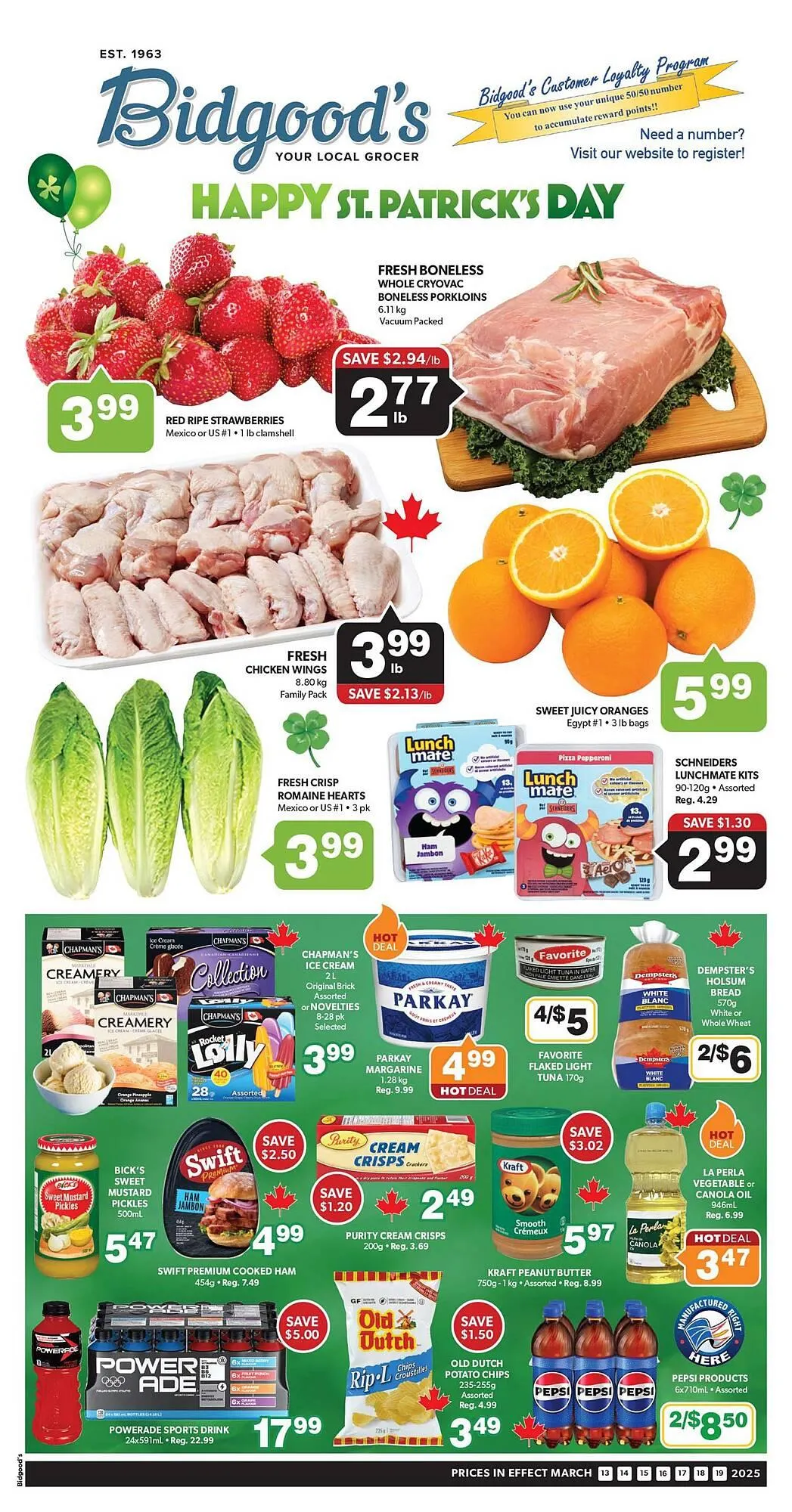 Bidgood's flyer from March 13 to March 19 2025 - flyer page 1