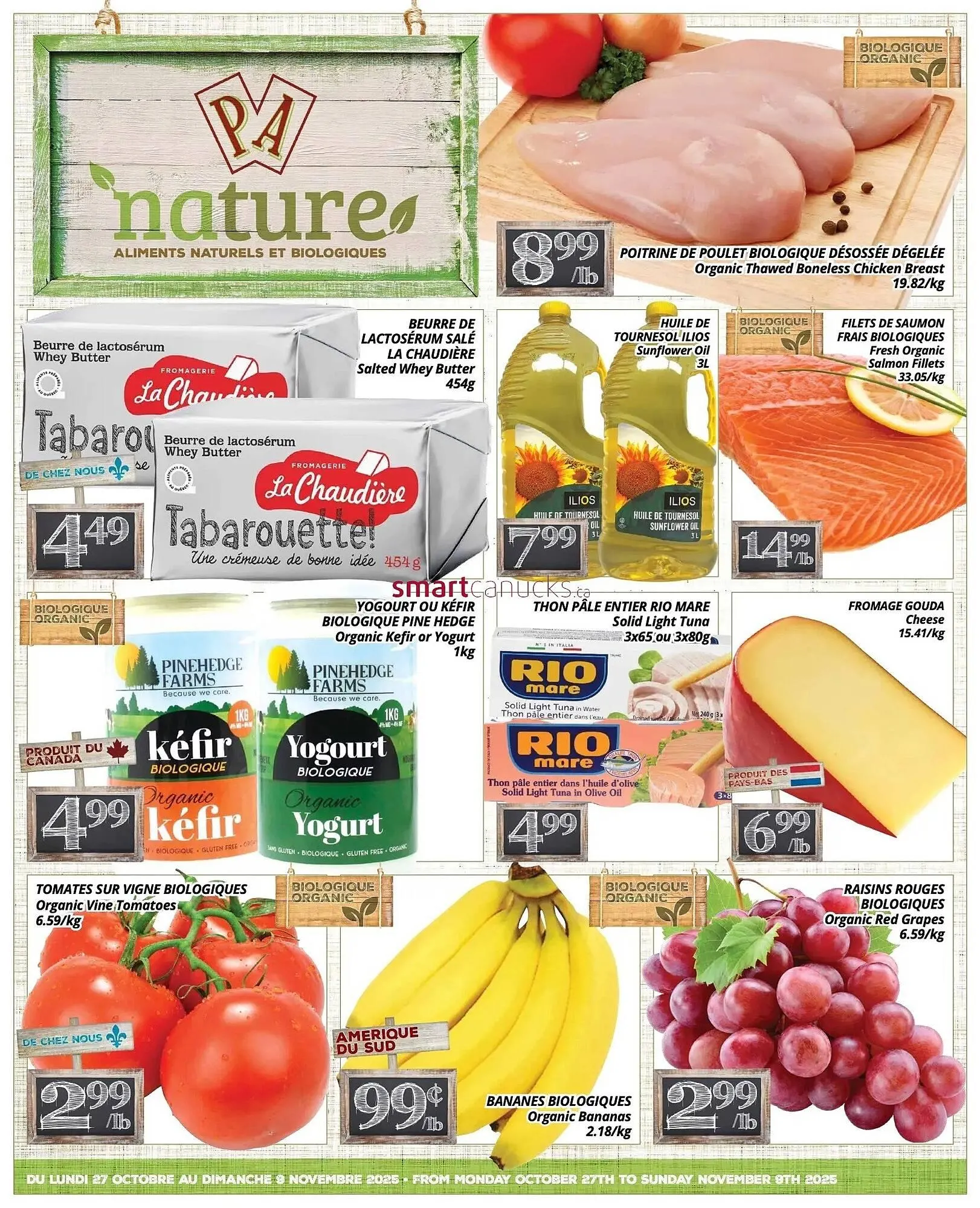 Supermarché PA flyer from October 24 to October 30 2025 - flyer page 1