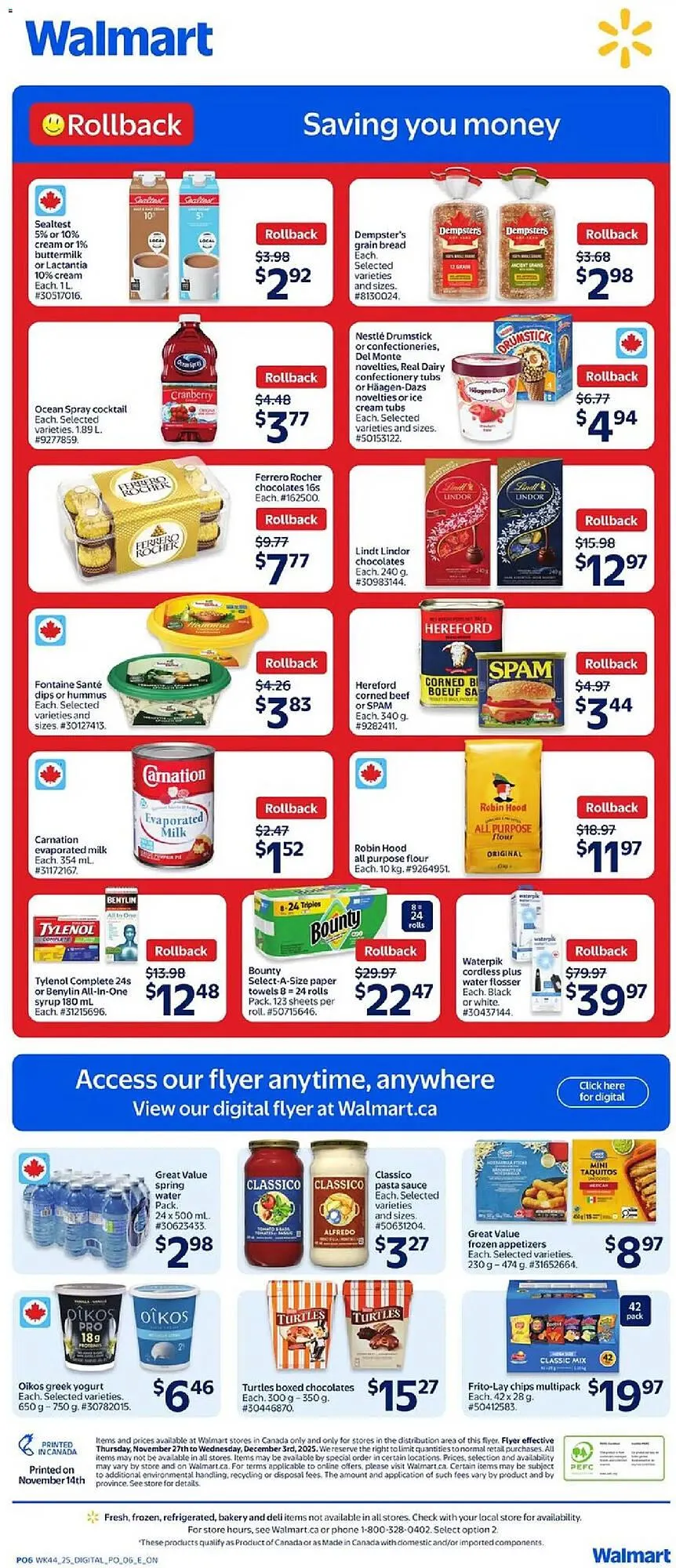 Walmart flyer from November 26 to December 2 2025 - flyer page 15